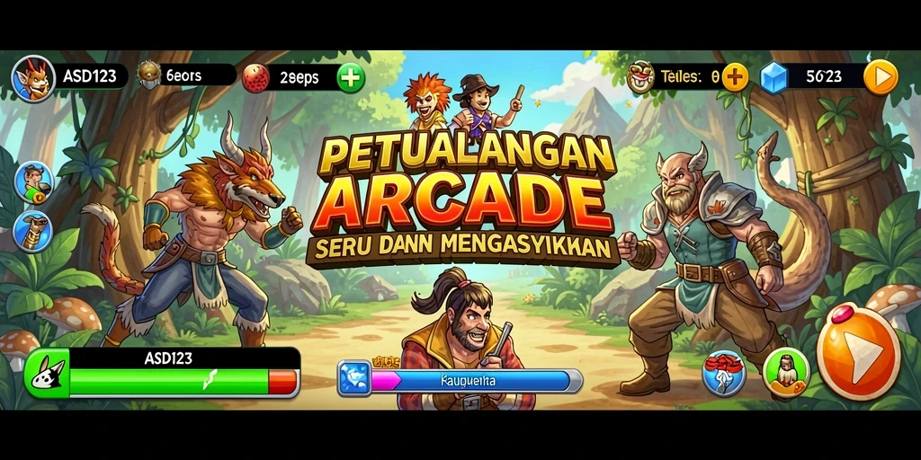Screenshot gameplay Arcade yang seru dan penuh aksi.