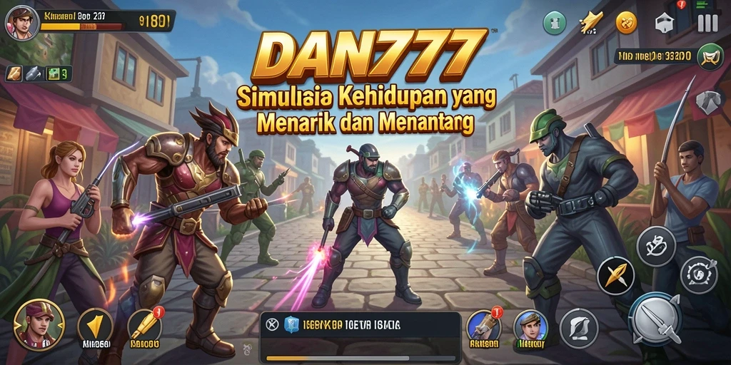 Tampilan menarik dari gameplay DAN777 dengan interaksi simulasi.