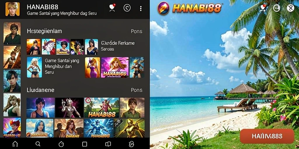 Tampilan gameplay <strong>HANABI88</strong> yang penuh warna dan menyenangkan.