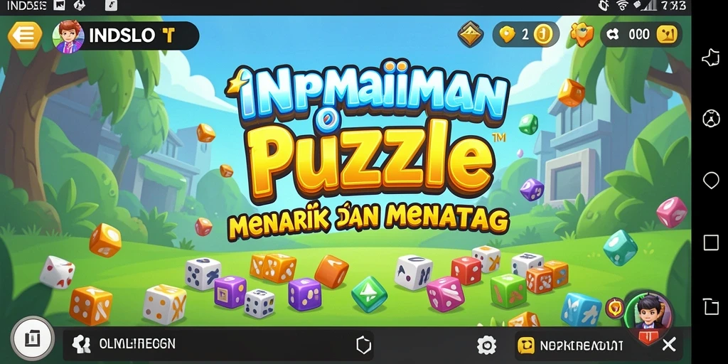 Tampilan gameplay Puzzle yang menantang dan mengasyikkan.