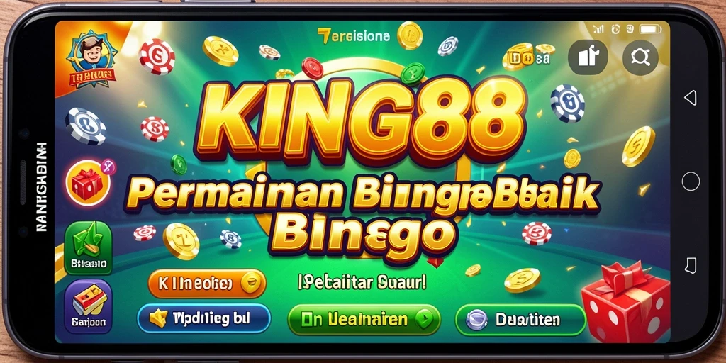 Tampilan menarik dari gameplay Bingo di KING88.