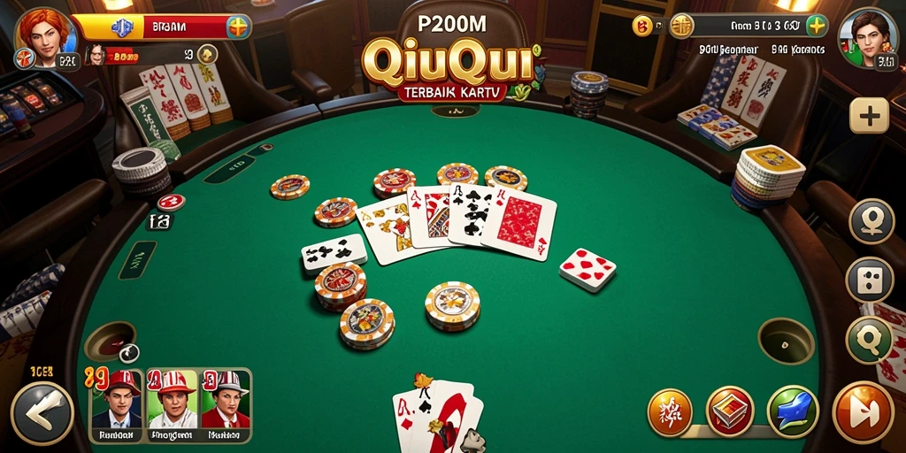 Tampilan gameplay QiuQiu yang mengasyikkan di P200M.