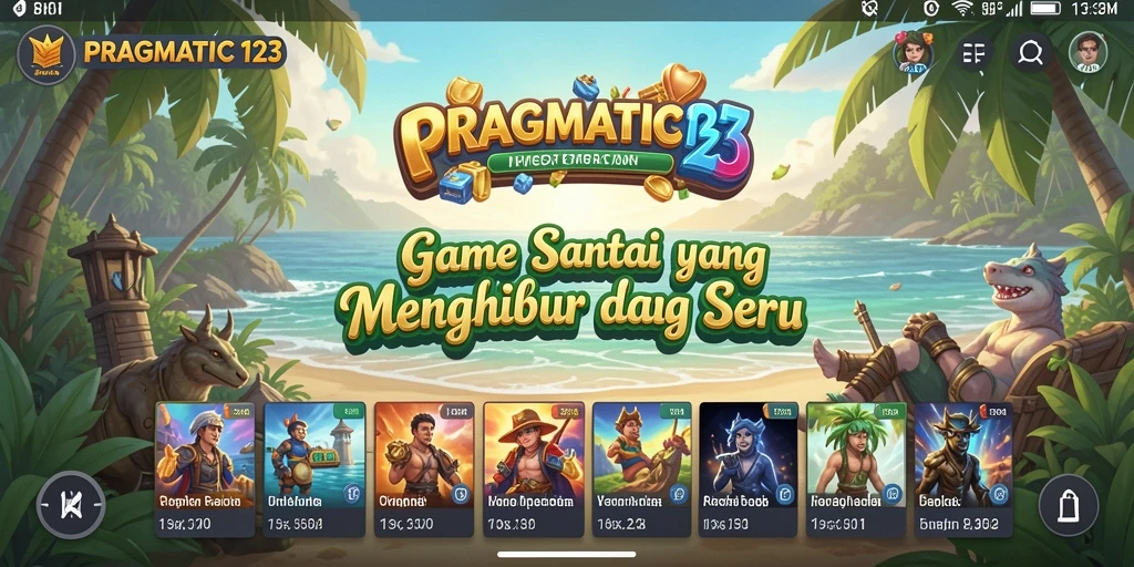 Screenshot utama menampilkan gameplay menyenangkan di PRAGMATIC123.