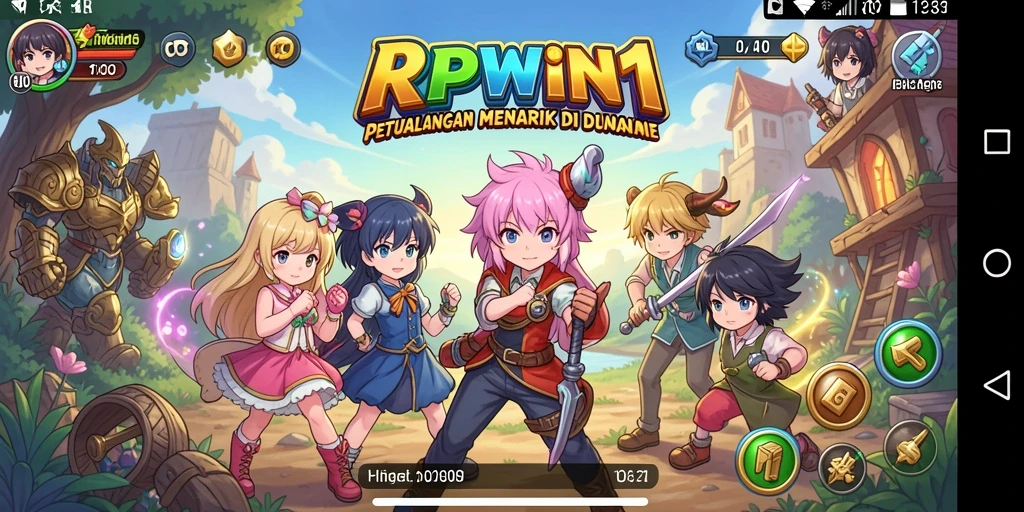 Tampilan seru dari gameplay RPWIN1 yang memukau.