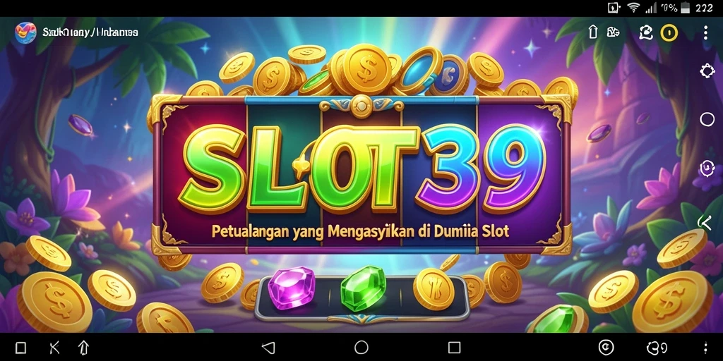 Tangkapan layar menunjukkan pengalaman bermain penuh petualangan di SLOT39.