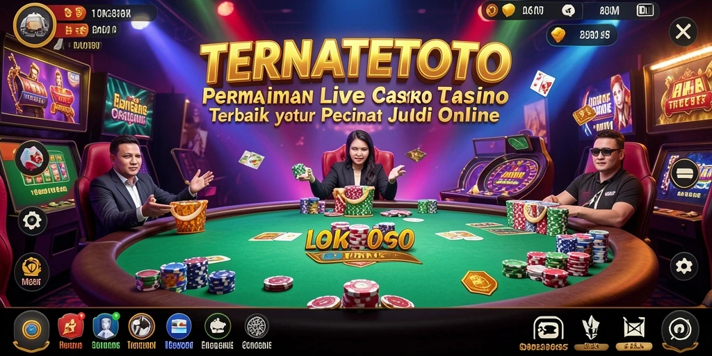 Tampilan gameplay Live Casino yang seru dan interaktif.