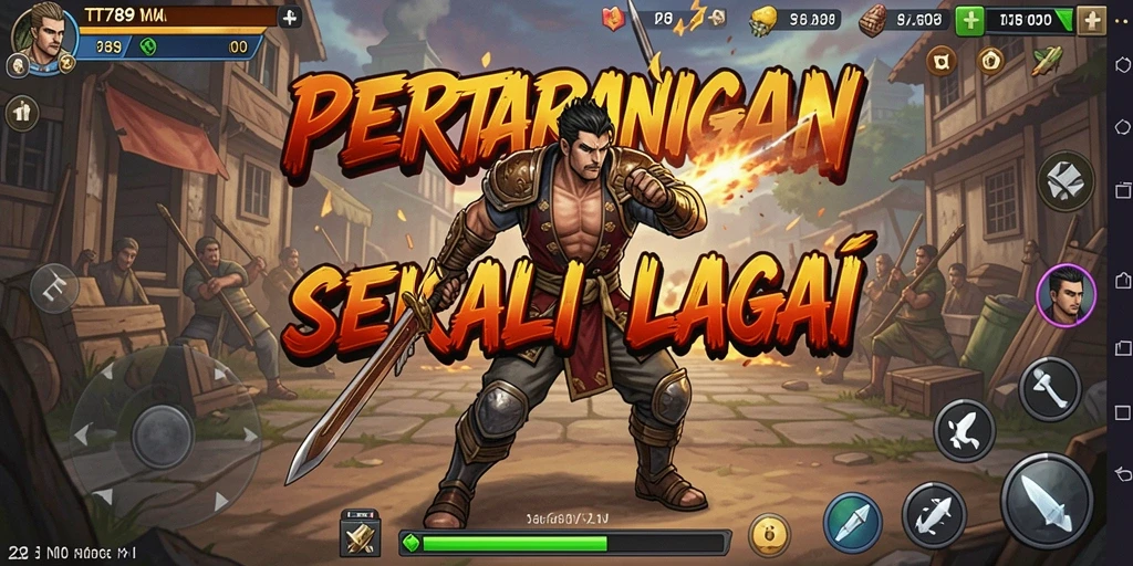 Tampilan gameplay pertarungan seru di TT789.