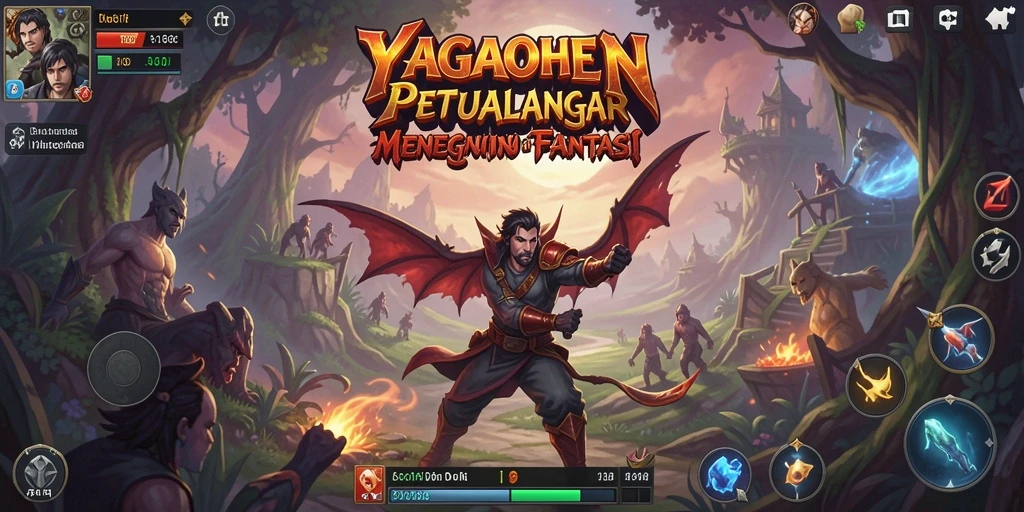 Tangkapan layar gameplay YAGAOHEN menampilkan petualangan mendebarkan di alam fantasi.